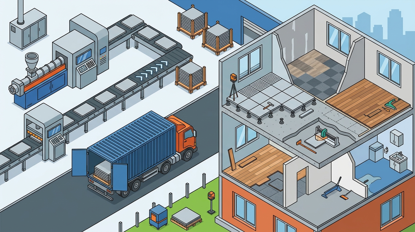 End-to-End Flooring: Manufacturer to Install Management