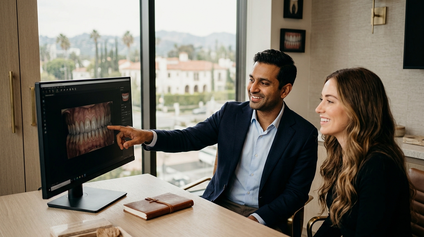 Best Porcelain Veneers Dentist in Beverly Hills | Dr. P