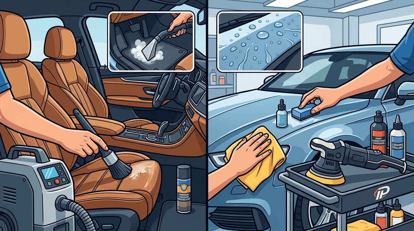 Professional Interior & Exterior Car Wash: What Is Included?