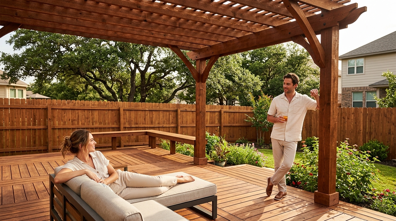 Who Does Deck, Fence & Pergola Staining in San Antonio?