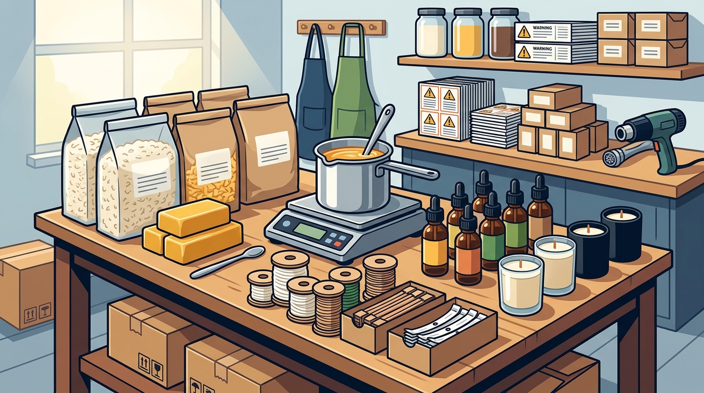 Where to Buy Candle Supplies for Your Home Business