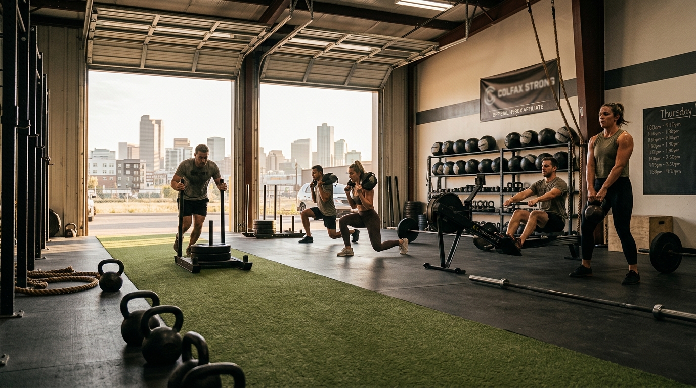 Hyrox Prep & Small-Group Coaching in Denver | Colfax Strong