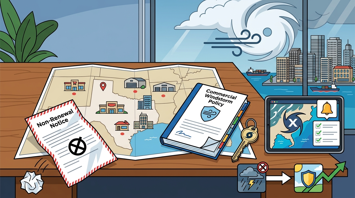 Commercial Windstorm Coverage After Non-Renewal: A Guide