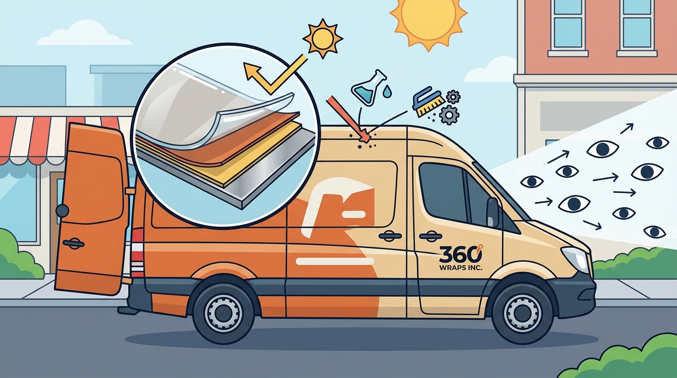 Choosing the Right Material for Commercial Vehicle Wraps