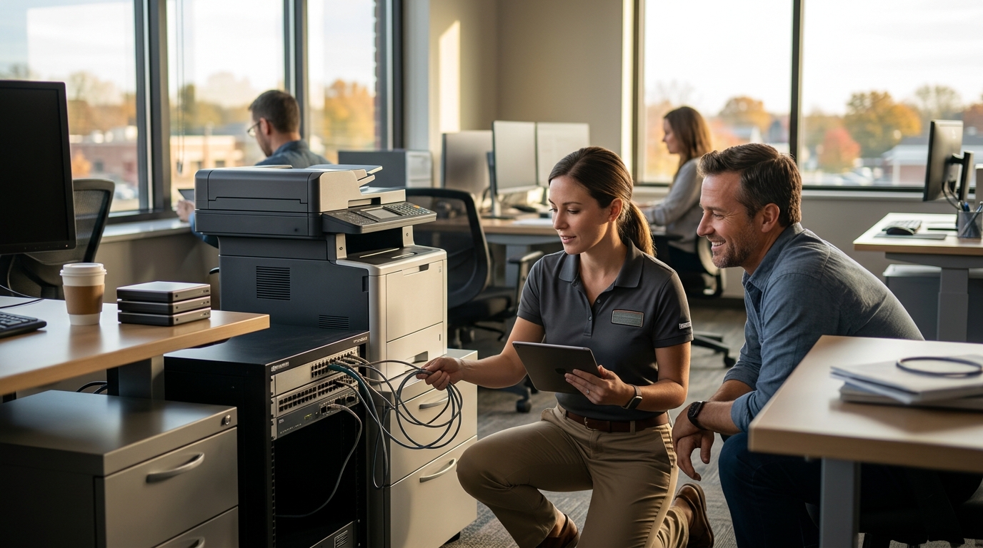 Printer Setup, Network Troubleshooting & Data Recovery in IN