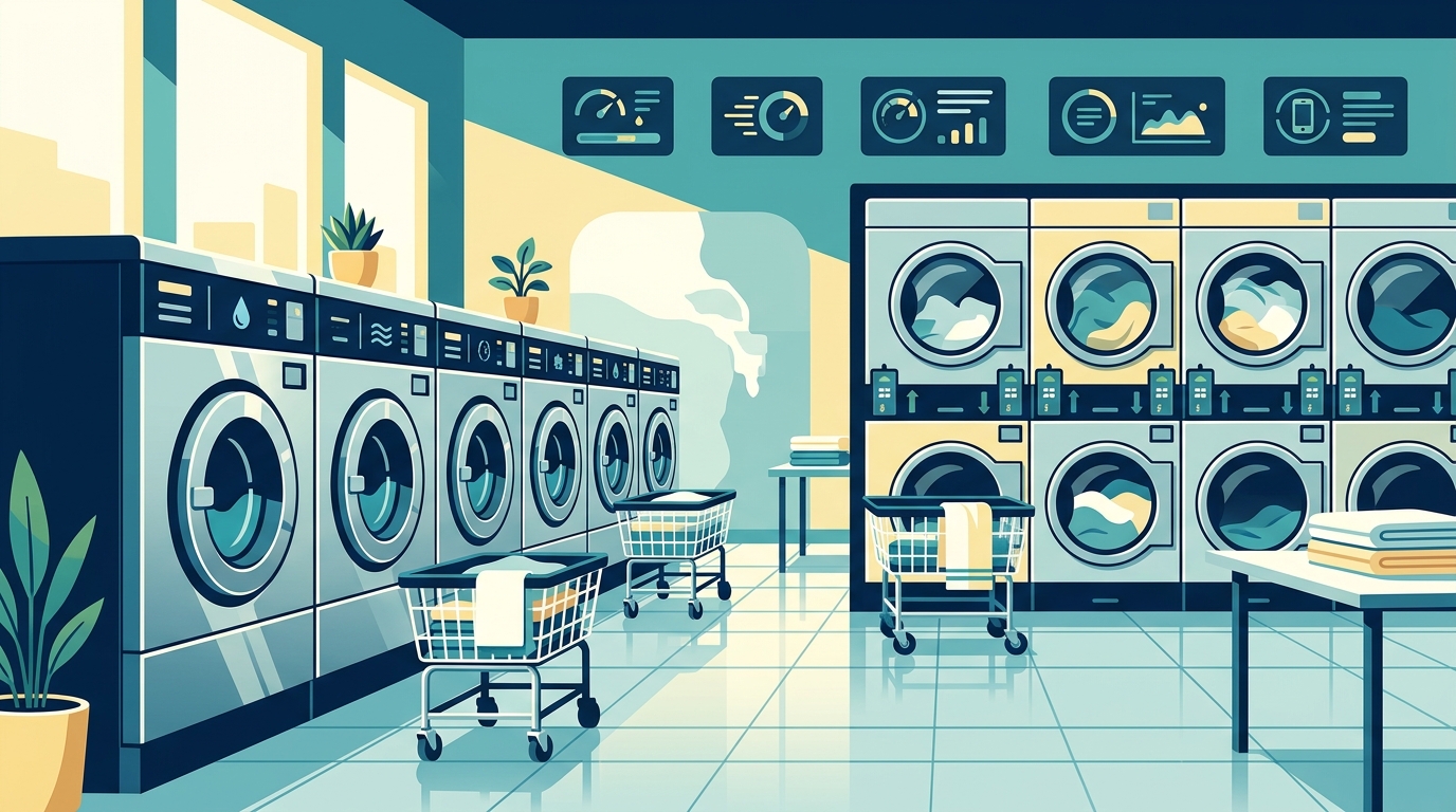 Modern Laundromat Near Seattle: Self-Service Washers & Dryers