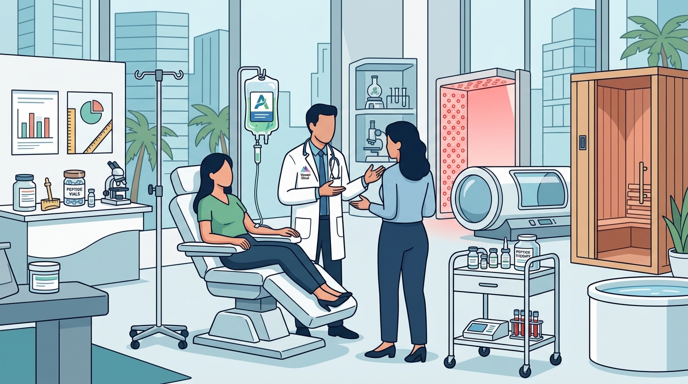 Doctor-Supervised Biohacking & Longevity in Brickell Miami