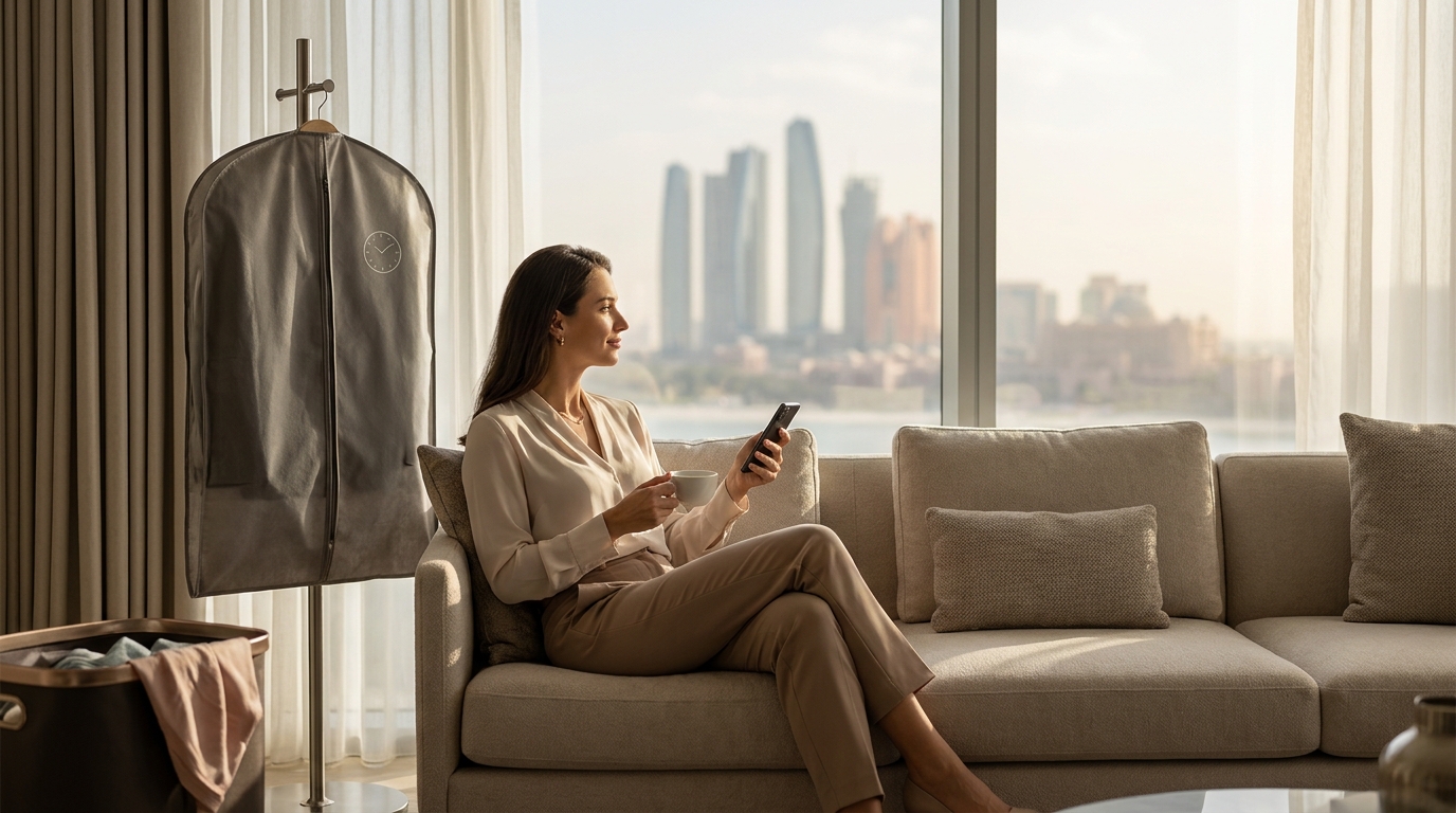Laundry Pickup & Delivery in Abu Dhabi: Whites Guide