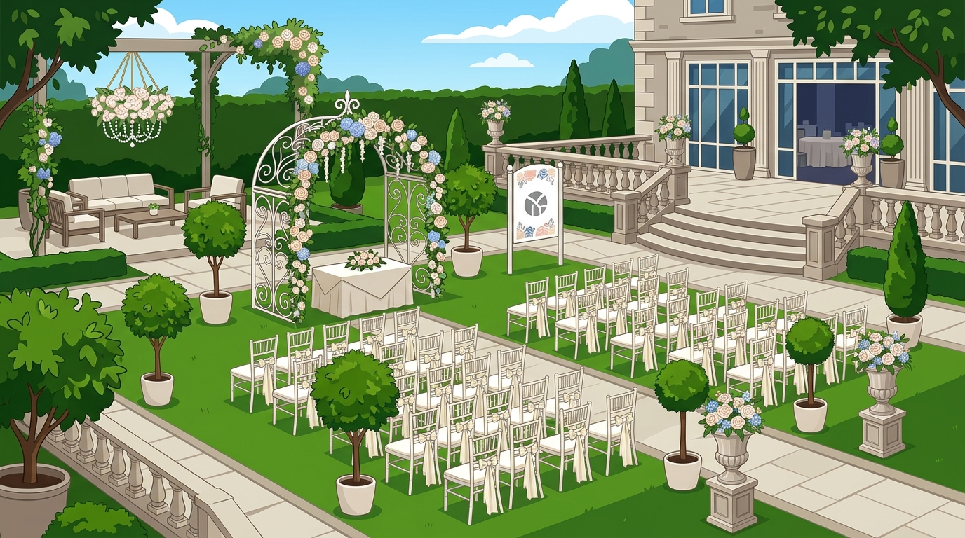 Romantic Garden Wedding Ideas for Knotting Hill Place