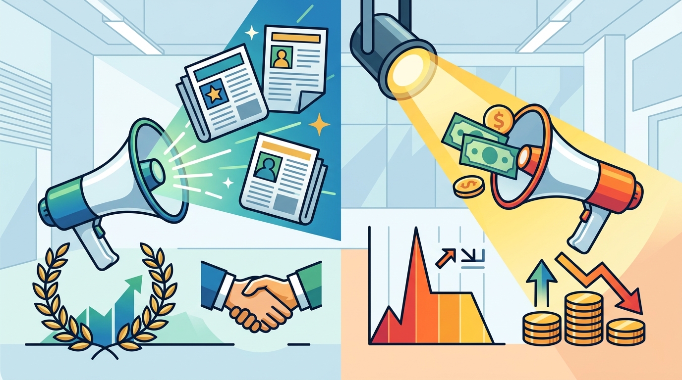 Strategic PR vs Paid Ads: Brand Awareness Guide