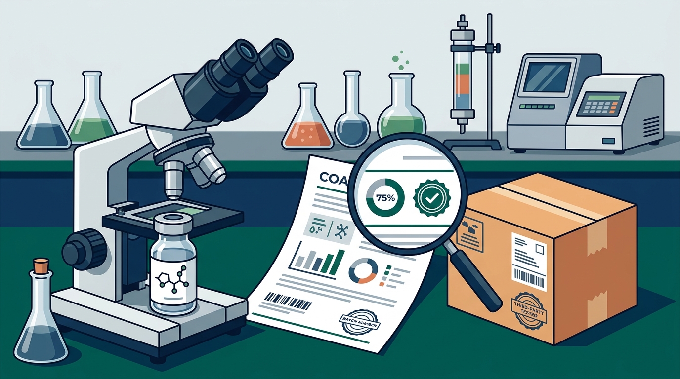 How to Verify a Trustworthy Peptide Supplier in 2026
