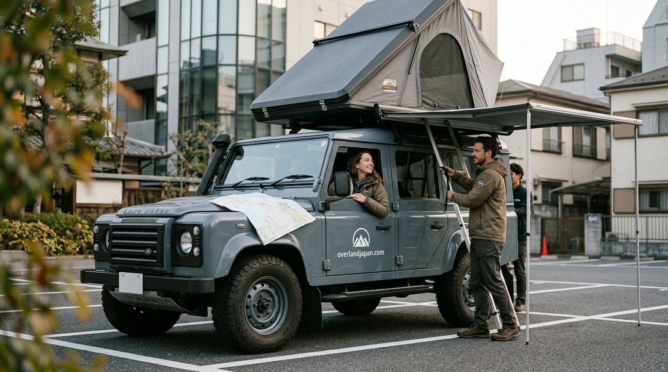 Rent a Stylish Overlanding Camper Van in Tokyo