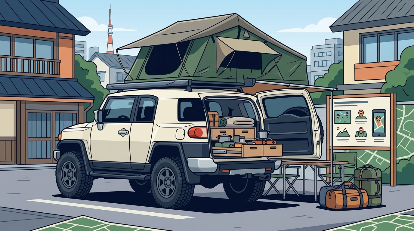 Rent a Stylish Overlanding Camper Van in Tokyo
