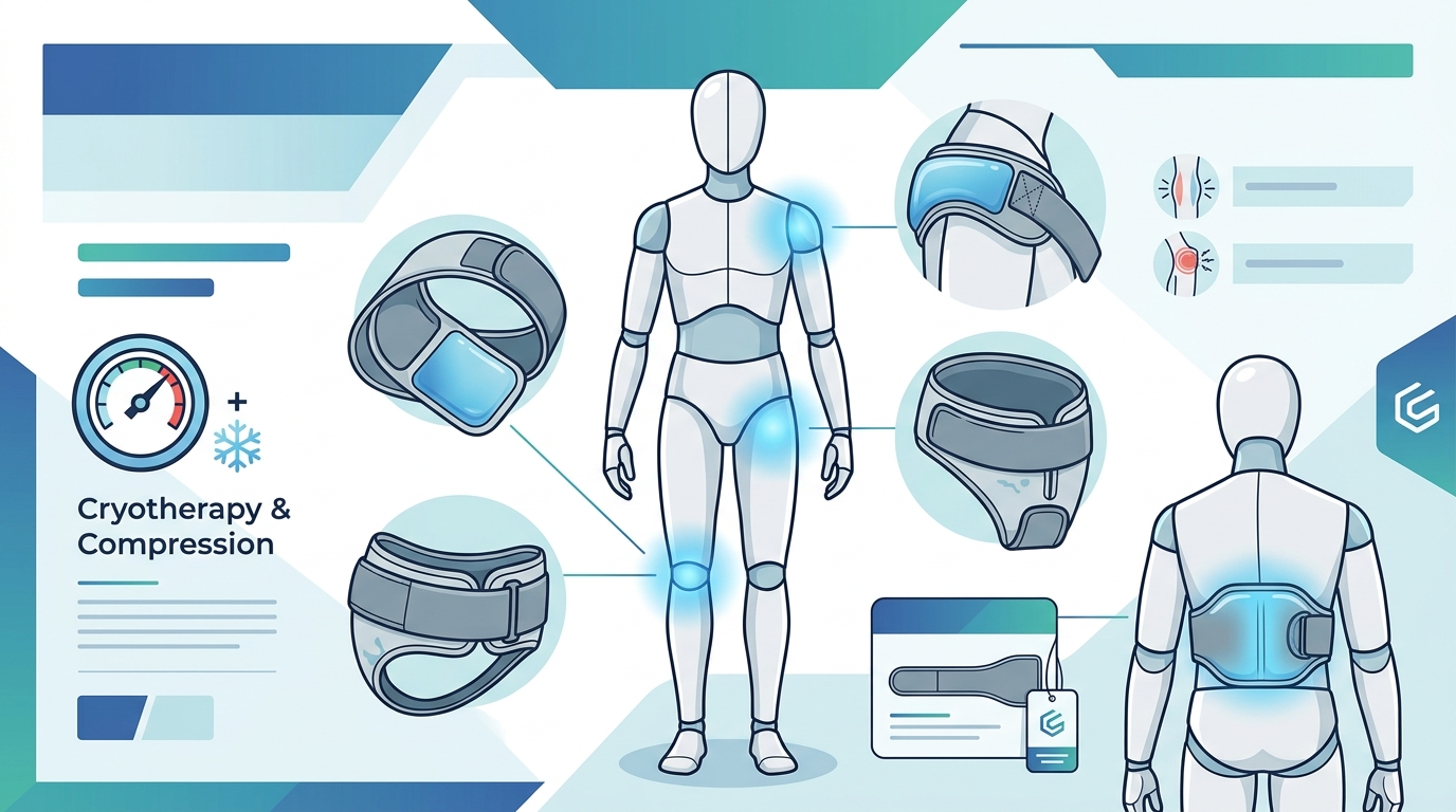 Compression Ice Wraps for Pain Relief: Body Parts Guide