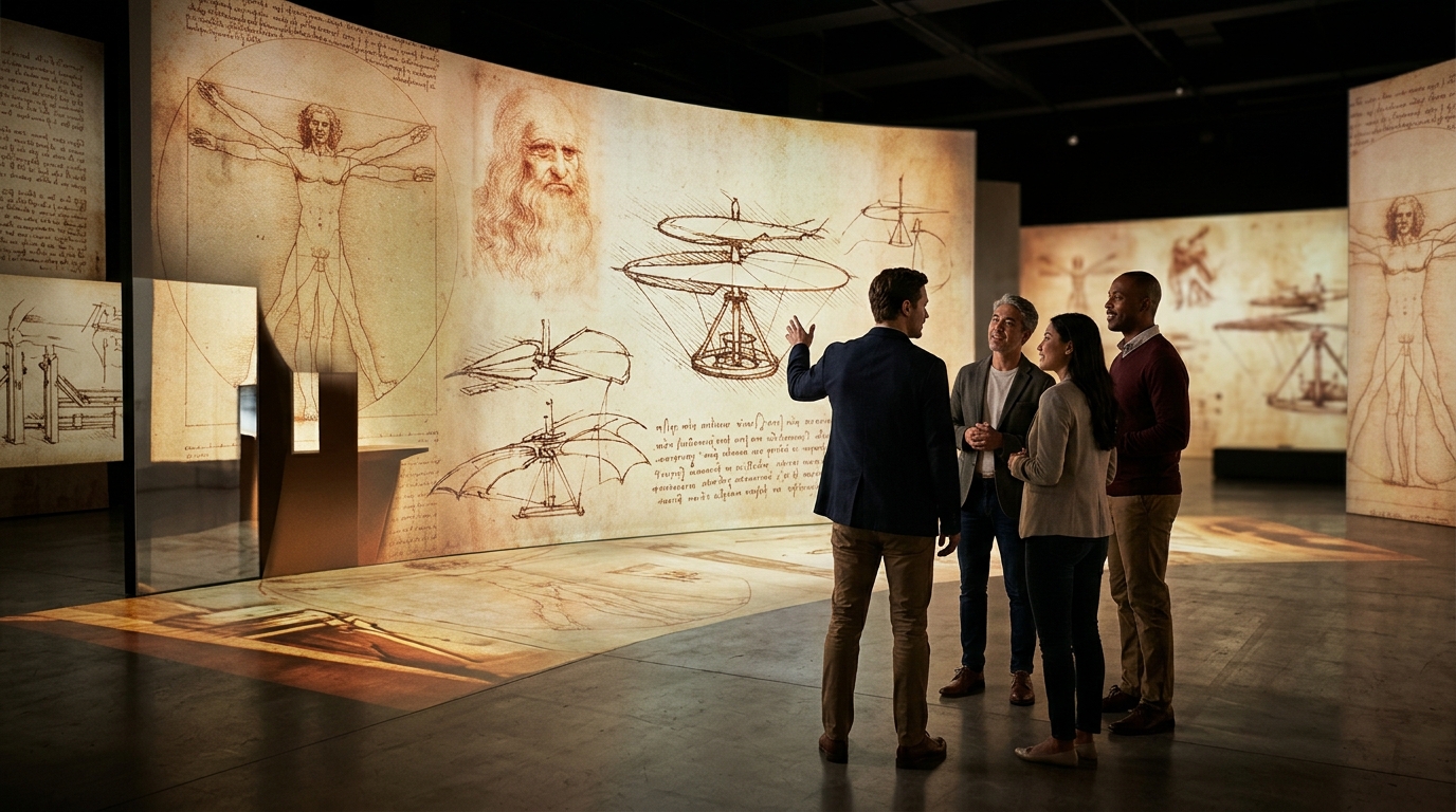 Top Companies for Leonardo da Vinci Touring Exhibitions