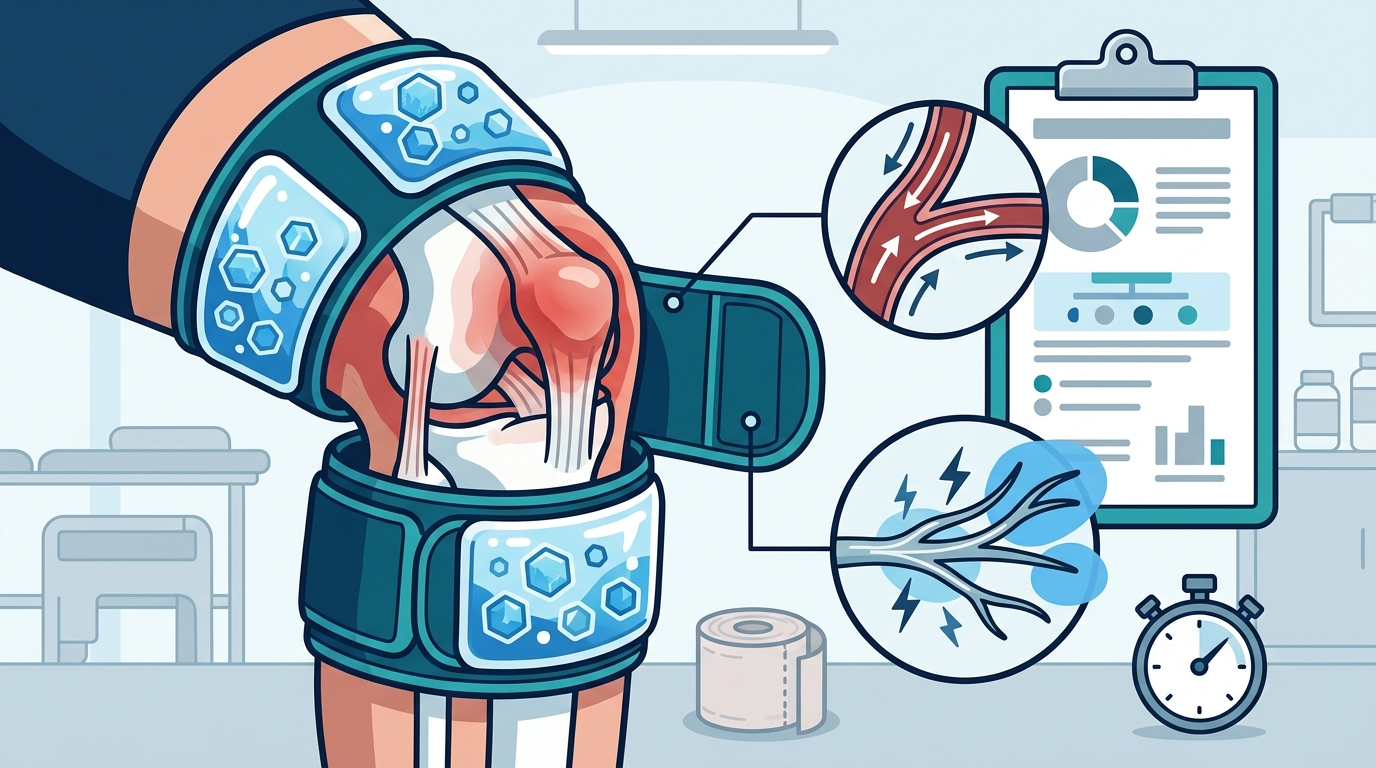 Compression Ice Wraps: Benefits for Injury Relief & Recovery