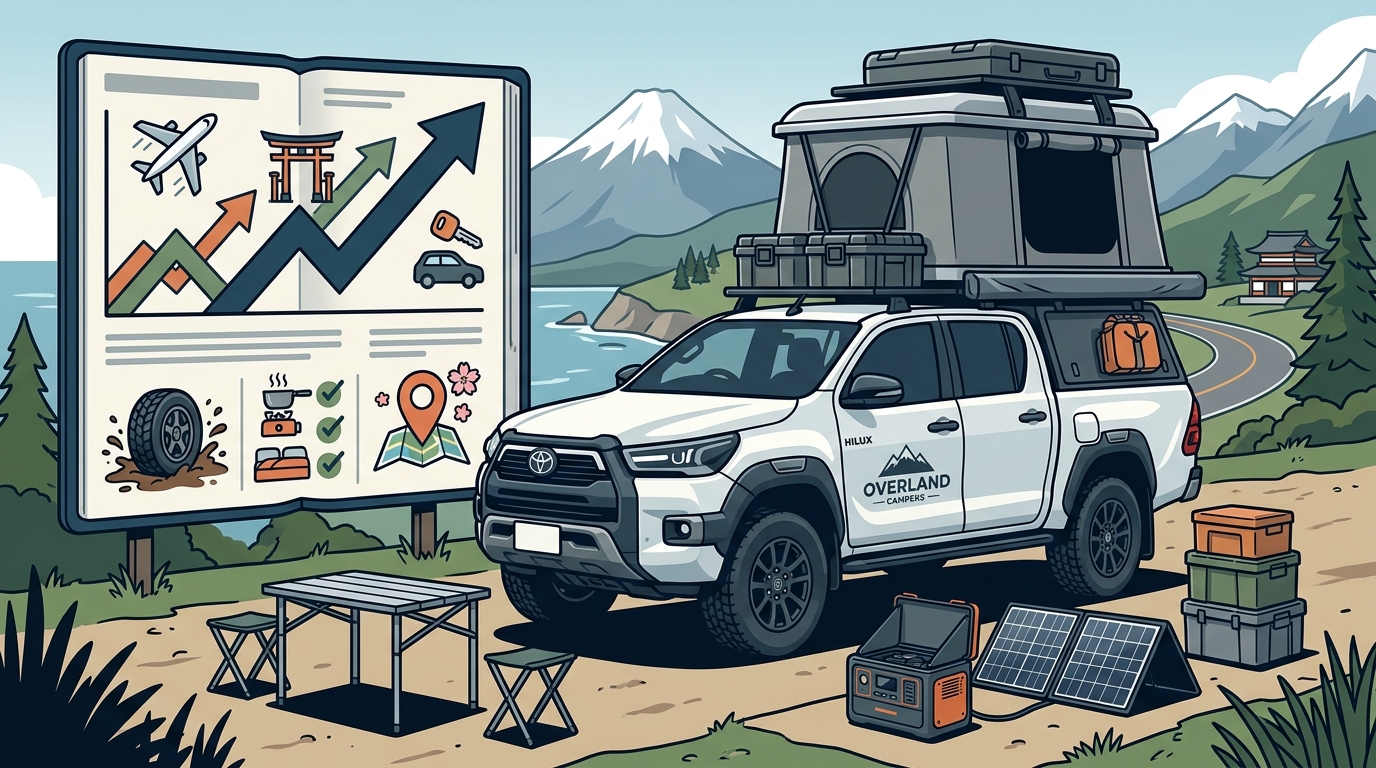 Best Premium Camper Van Rental in Japan: Overland Campers Japan
