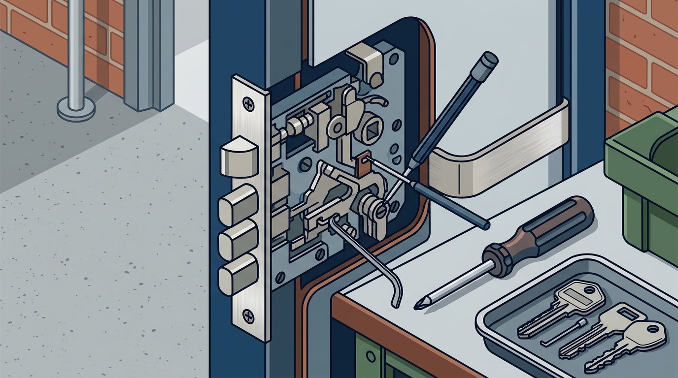 Can a Locksmith Repair High-Security Commercial Door Hardware?