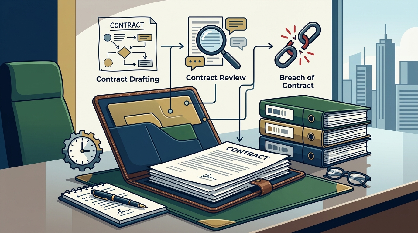 Business Attorney for Contract Drafting, Review & Breach