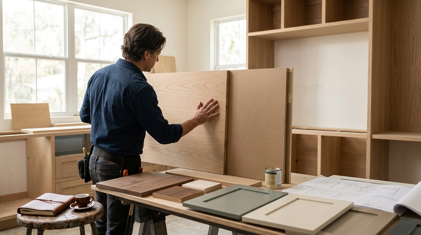 Best Materials for Built-Ins: Wood, MDF & More