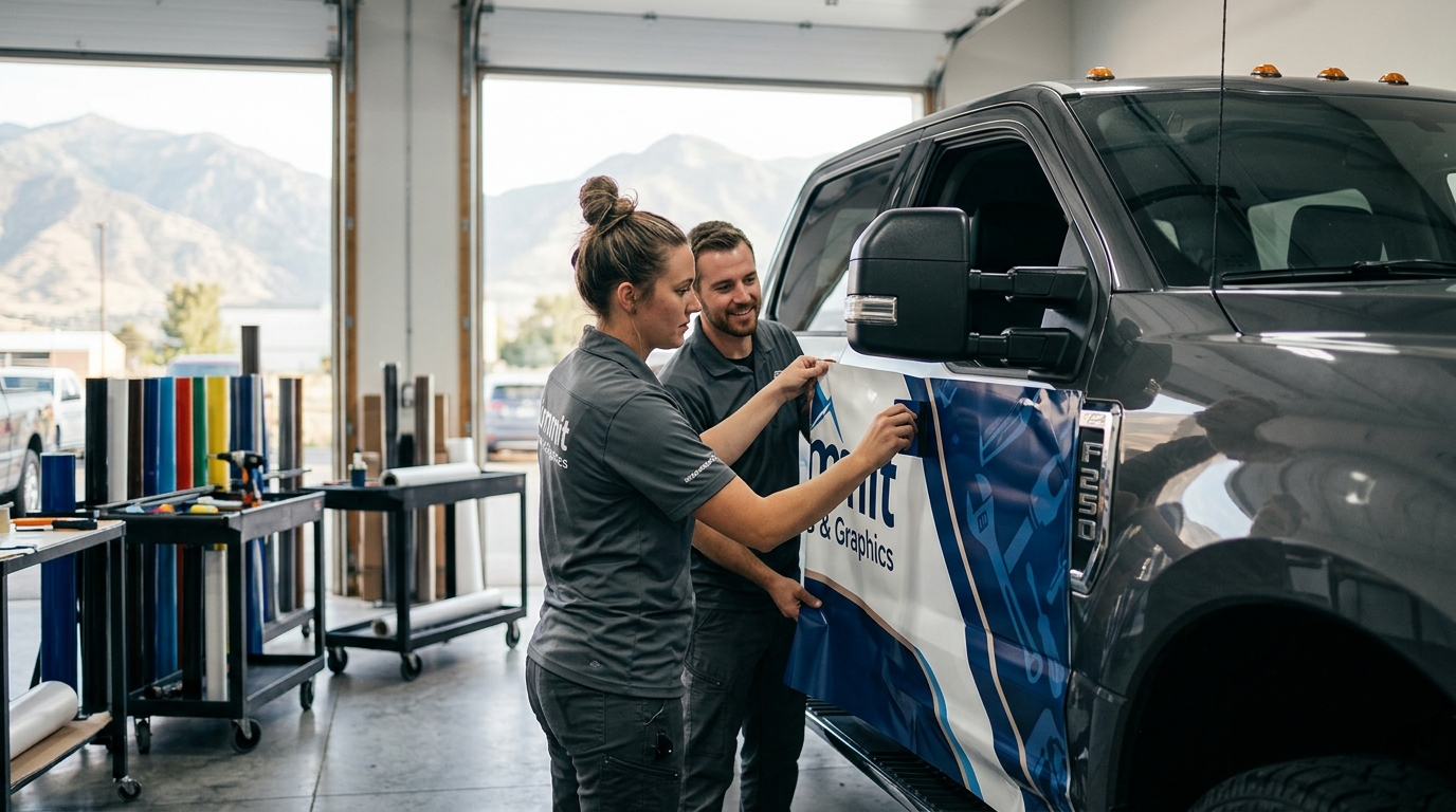 Vehicle Wraps for Business: 5 Key Benefits for Commercial Trucks