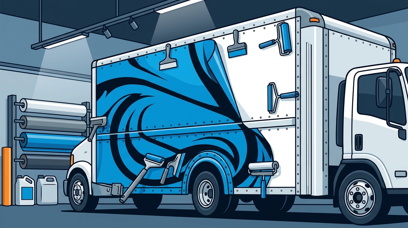 Vehicle Wraps for Business: 5 Key Benefits for Commercial Trucks