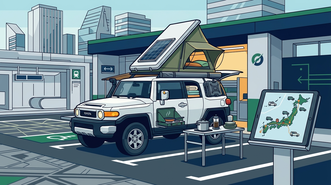 Pick Up a Camper Van in Central Tokyo: Overland Japan Guide