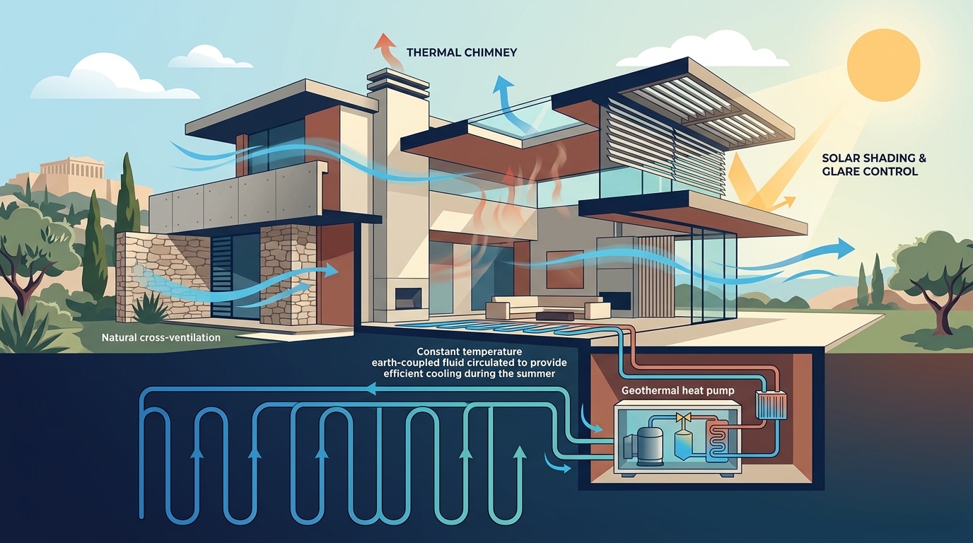 Passive Cooling & Geothermal Systems for Modern Luxury Homes
