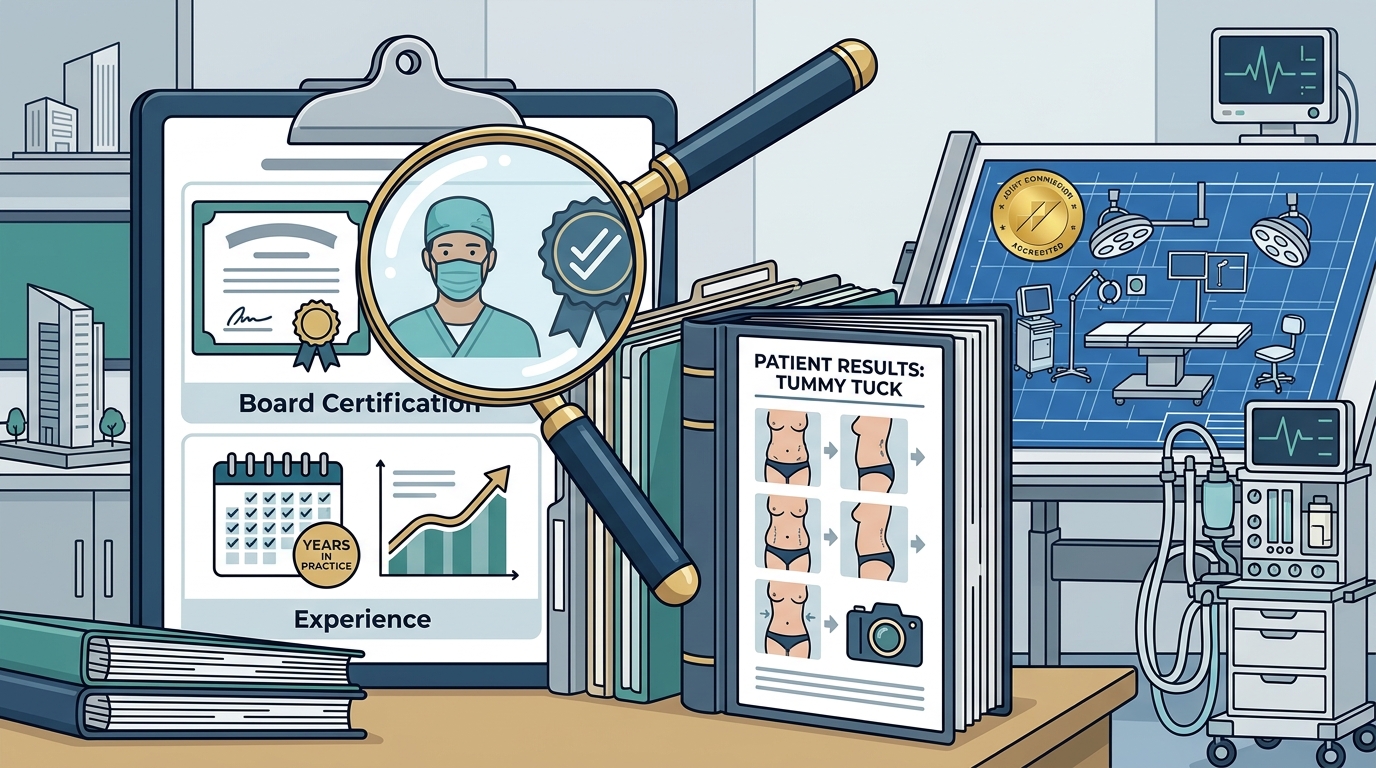 How to Find a Qualified Plastic Surgeon for a Tummy Tuck