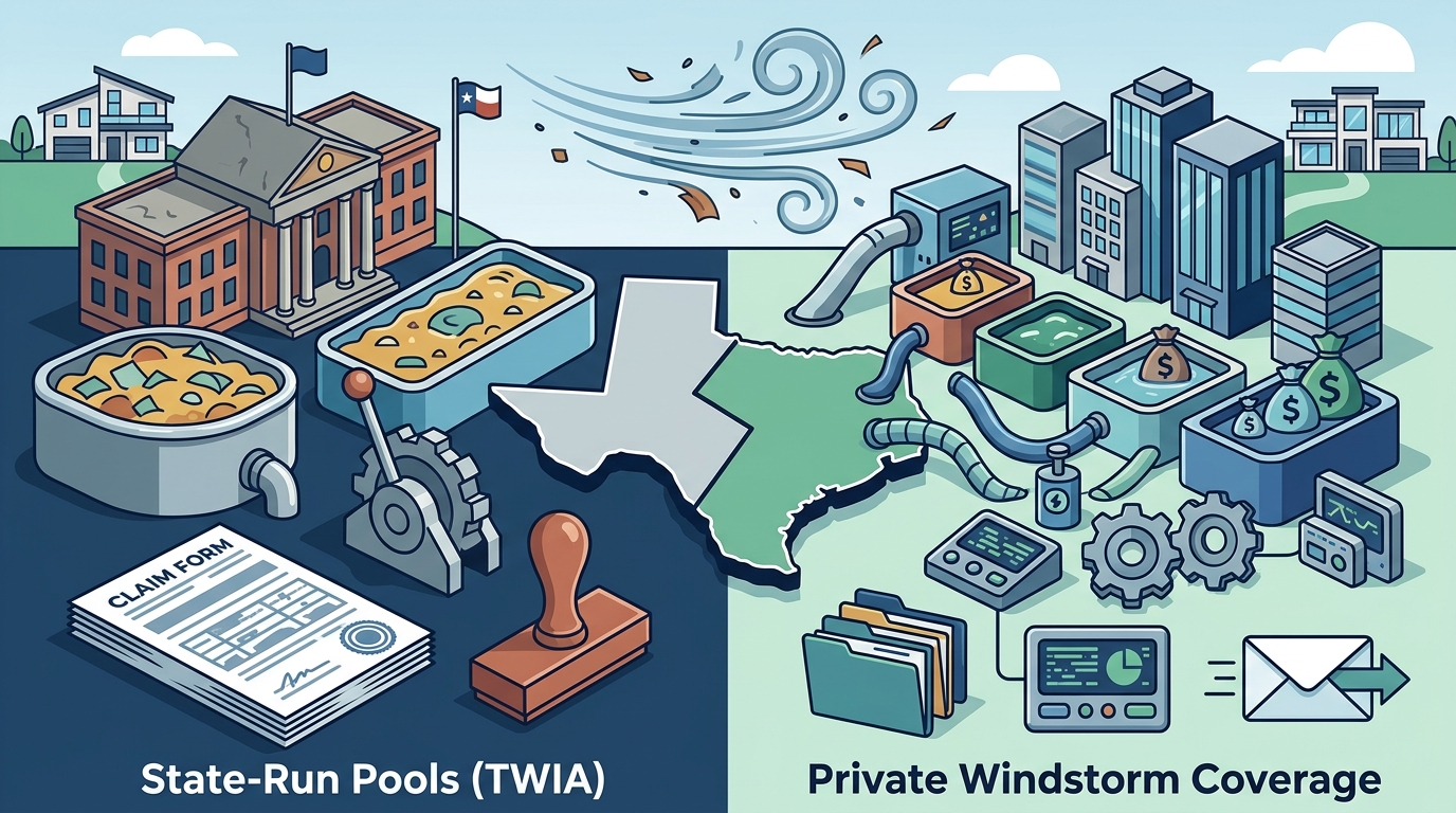 State-Run Pools vs. Private Windstorm Coverage: Key Differences