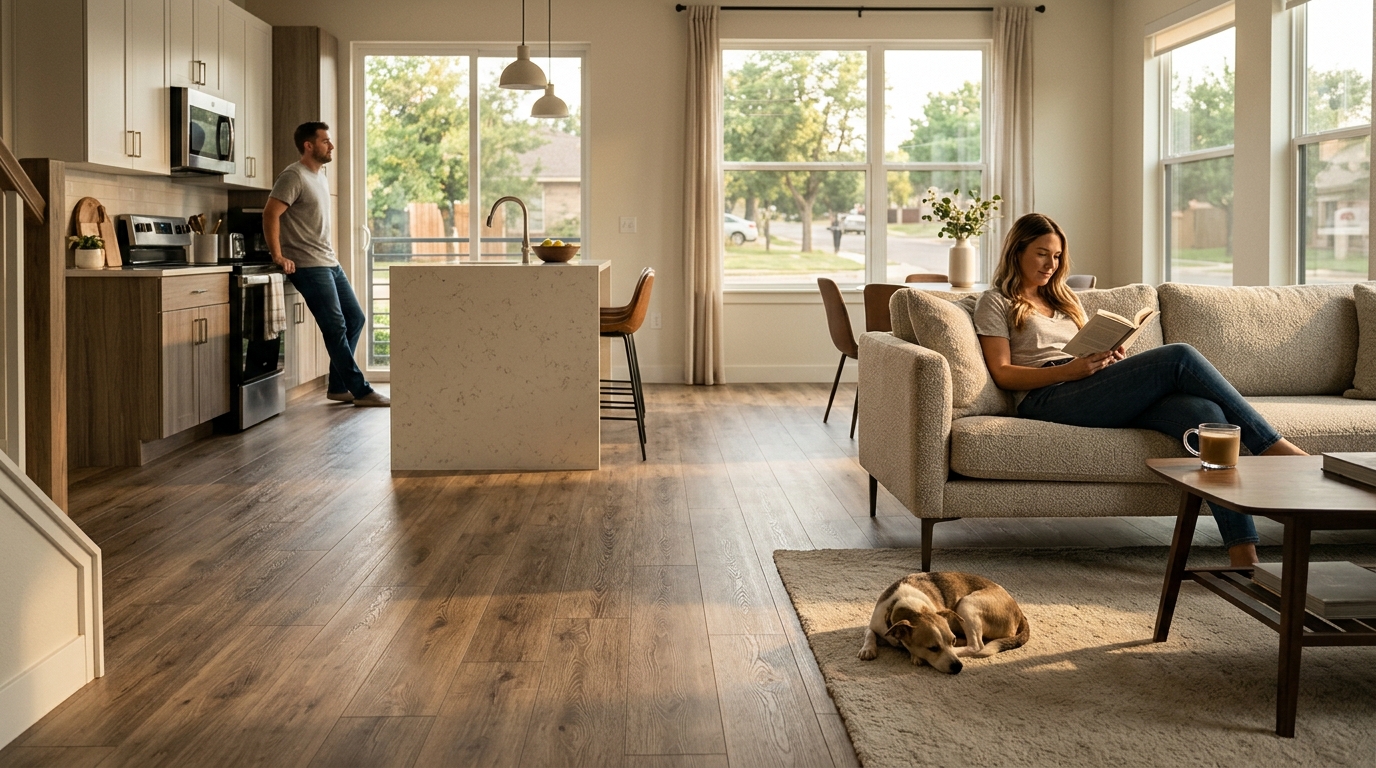 Find 3-Bedroom Townhomes with Vinyl Plank Flooring in 79382