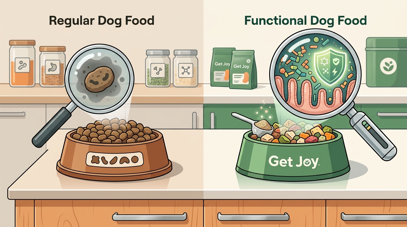 Functional vs. Regular Dog Food: Signs Your Dog Needs Real Gut