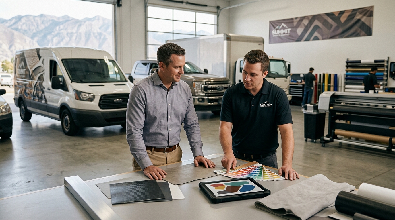 Commercial Fleet Wrap Quotes in Salt Lake County | Summit Wraps