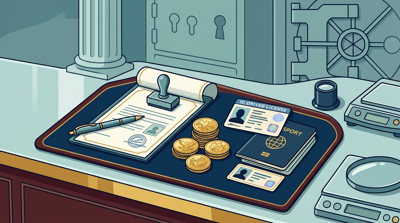 What Documents Are Needed to Sell Gold Coins Locally?