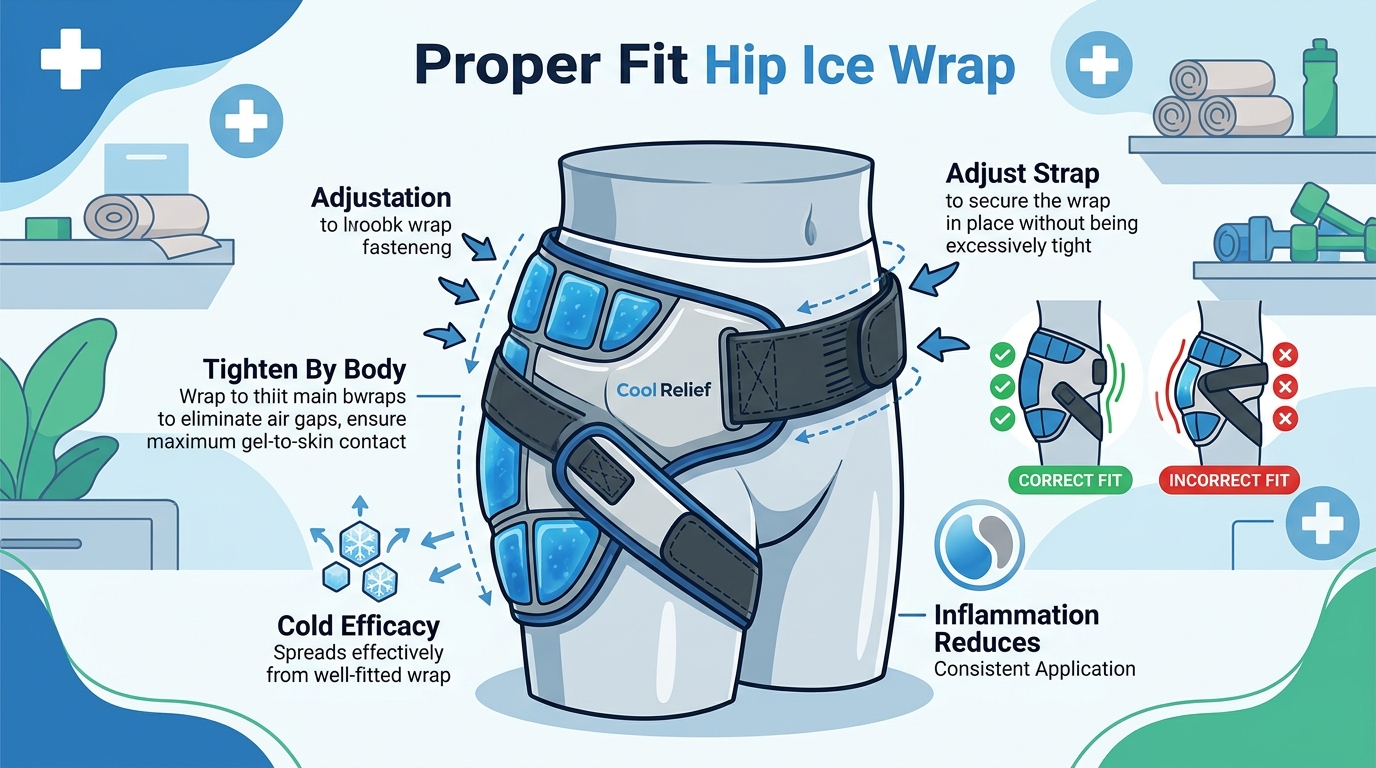 How to Ensure a Proper Fit for Cool Relief Hip Ice Wrap