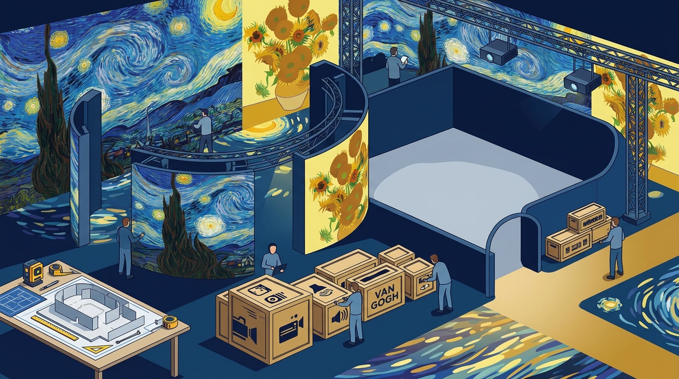 How to Bring an Immersive Van Gogh Exhibition to Your Venue