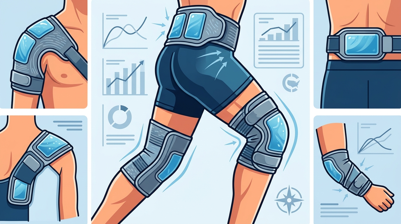 Compression Ice Wraps for Pain Relief: Body Parts Guide