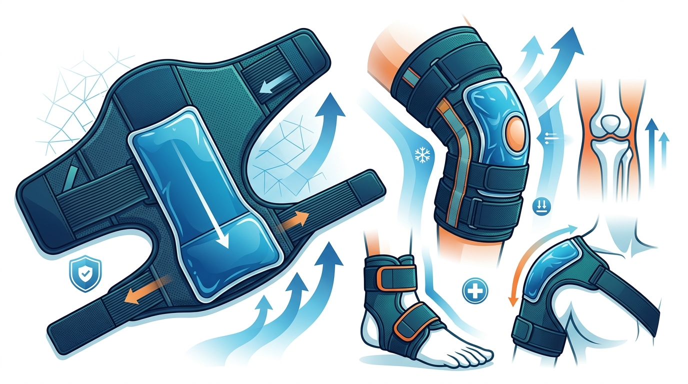 Benefits of Compression Ice Wraps for Injury Relief