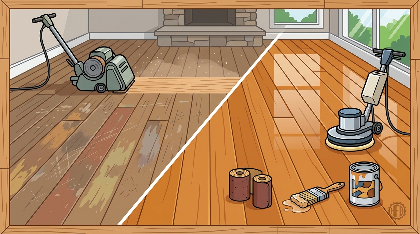 Benefits of Professional Hardwood Flooring Sanding & Refinishing