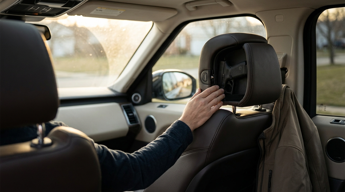 Can I Hide a Gun in My Car Headrest? Secure Storage Guide