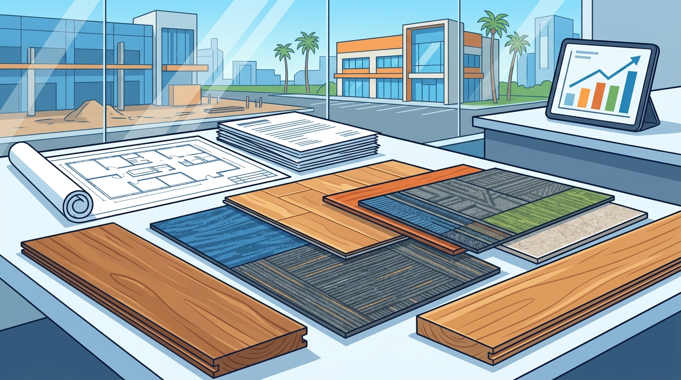 Top Commercial Flooring Brands in Southern California | HFD