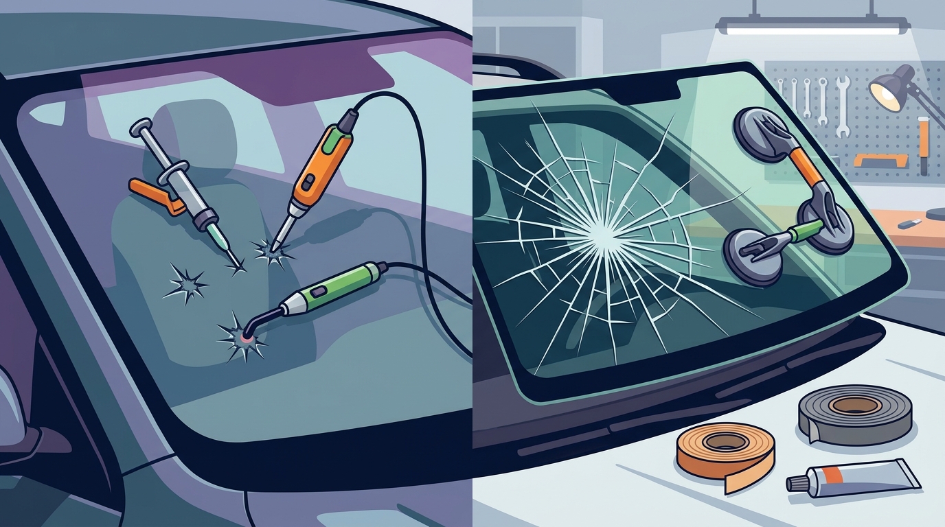 Windshield Repair vs Replacement: Save Money on Minor Damage