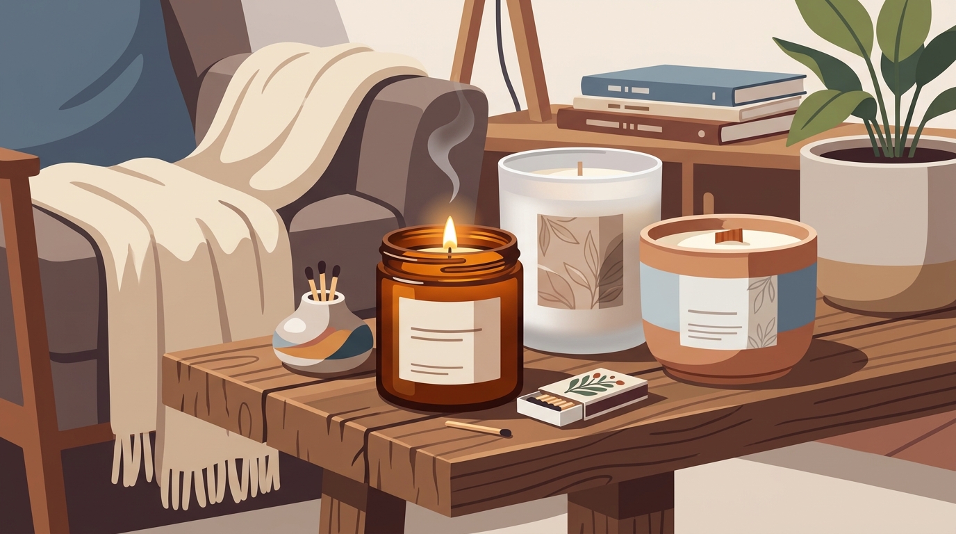 Best Handcrafted Candles for a Cozy Living Room Ambiance