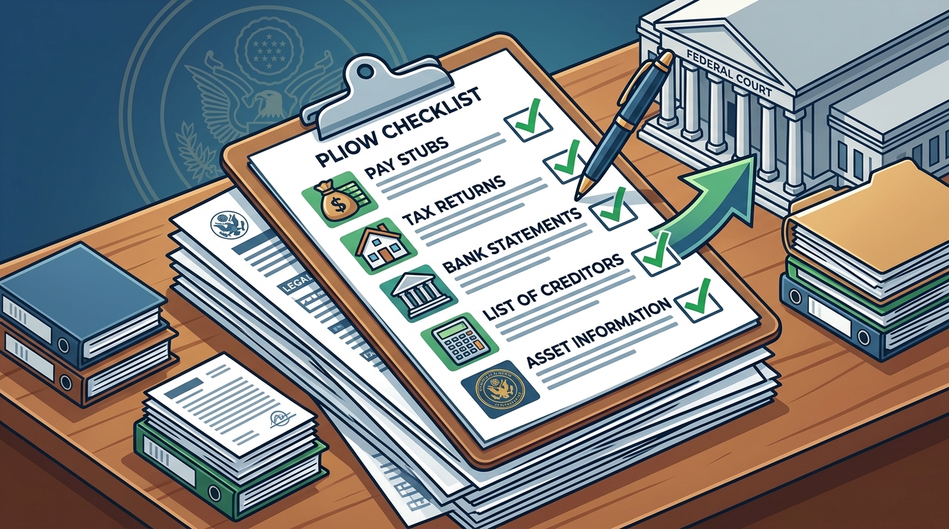 Documents Needed to Start a Bankruptcy Case in Pennsylvania