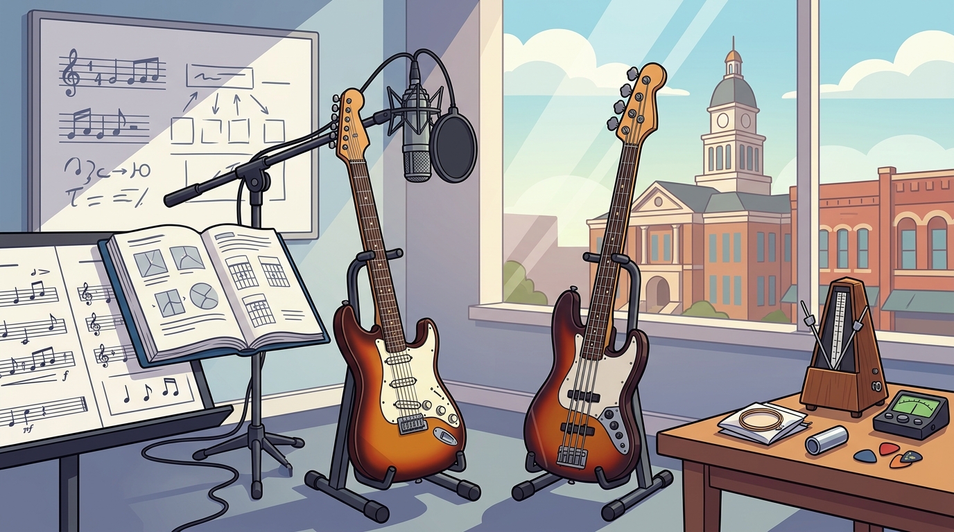Where to Take Guitar, Bass, and Voice Lessons in McKinney