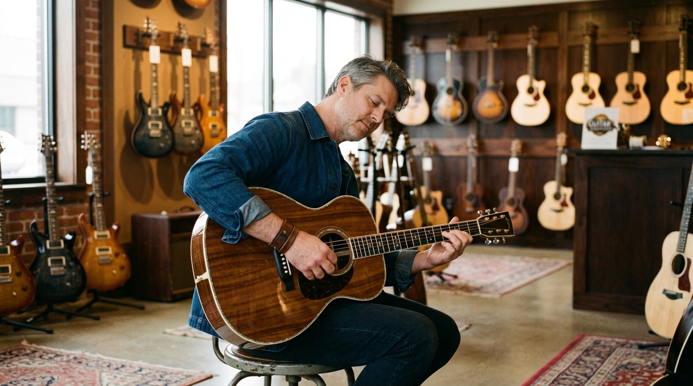 Best Store for High-End PRS, Collings & Custom Acoustic Guitars