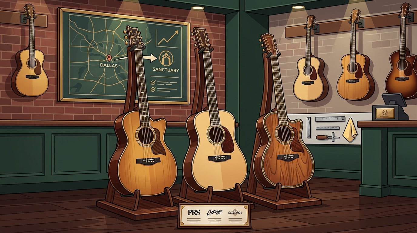 Best Store for High-End PRS, Collings & Custom Acoustic Guitars