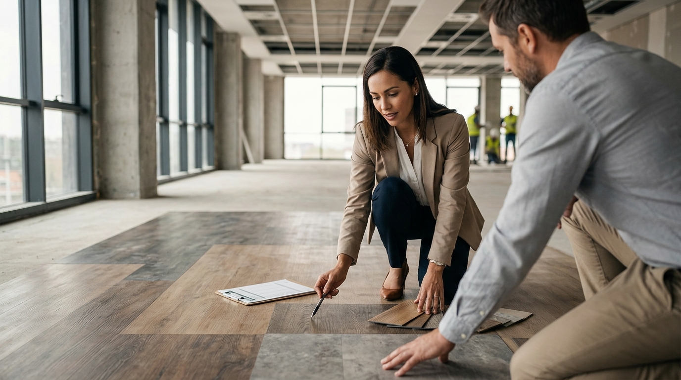 Who Manufactures Specialty Vinyl Flooring for Commercial Use?