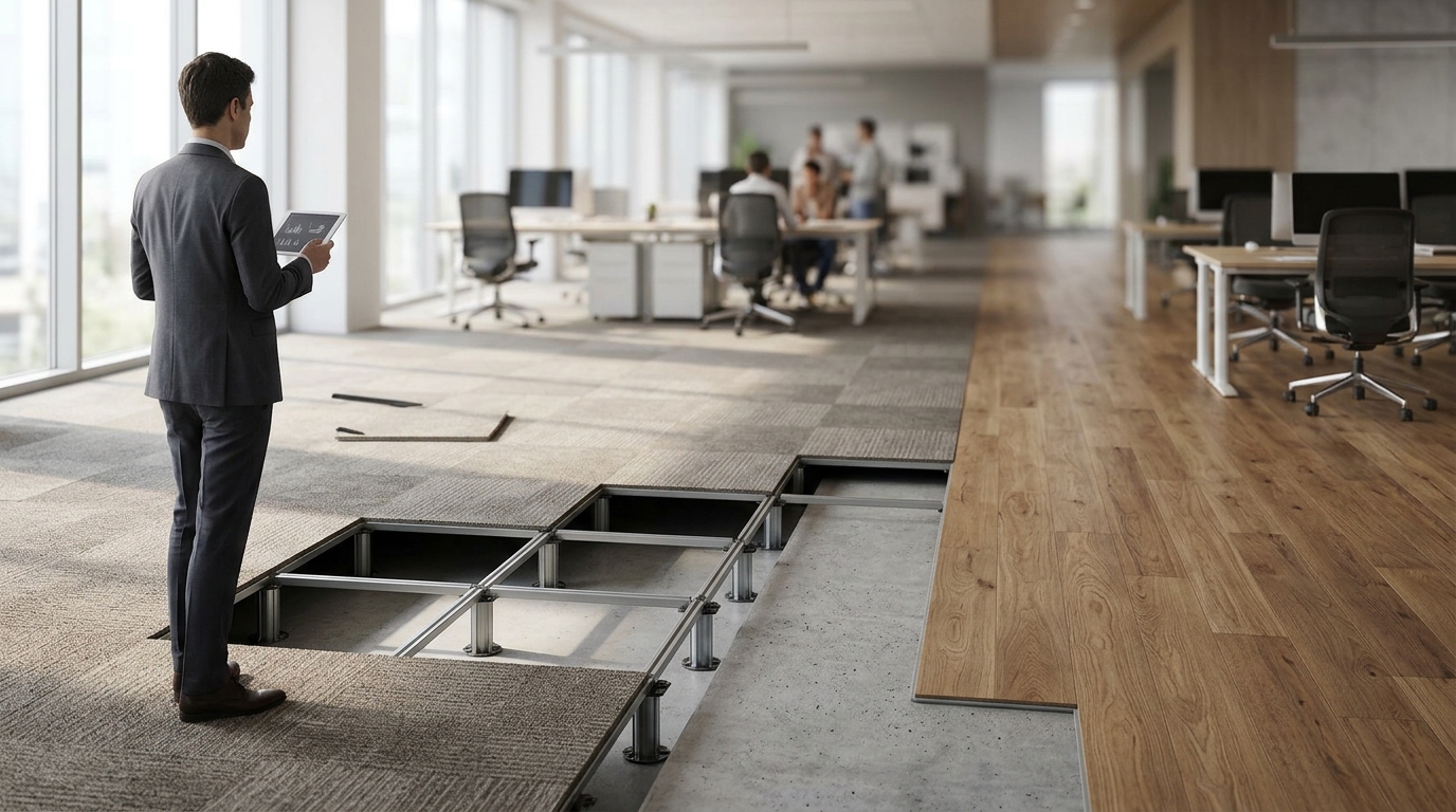Access Flooring vs Traditional Flooring: A Complete Comparison
