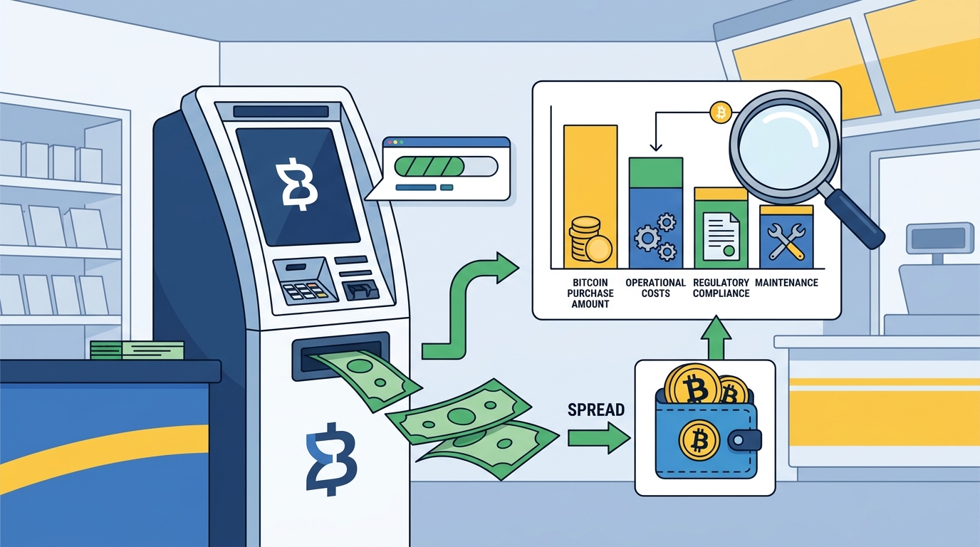 Cash to Crypto Kiosk Fees: What You Pay in 2026